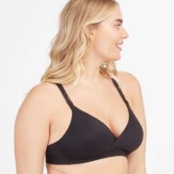 SPANX Bra-llelujah! Mama Nursing Racerback Wrap Bra Very Black Various Sizes NWT - Picture 1 of 10